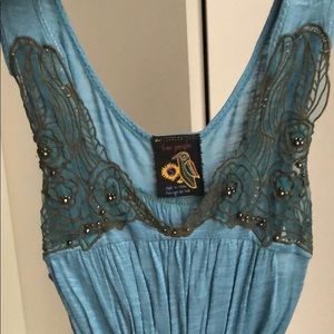 Free People tie back top
